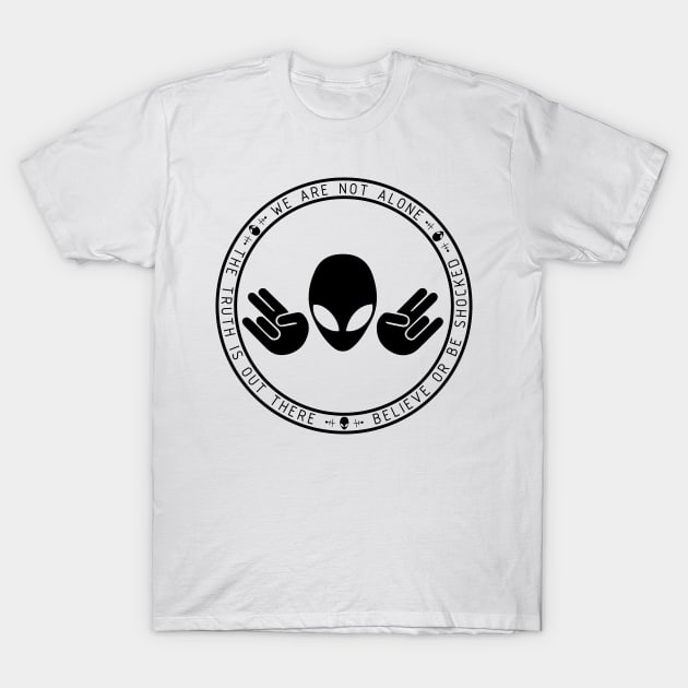 Shocking Alien T-Shirt by HiLoDesigns